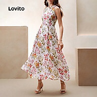 Vestido Lovito Floral Elegante para Primavera/Verão - imagem 2