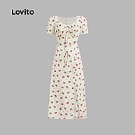 Lovito Vestido Floral Elegante para Primavera/Verão - imagem 2