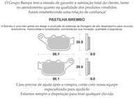 Pastilha de Freio Brembo Prime 07HO53SP para Motocicleta: Segurança e Performance Superior - imagem 4