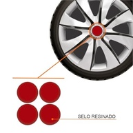 Jogo Calota Aro 13 Prime Silver Graphite Palio Uno Siena Mobi Strada + Selo Resinado - imagem 3