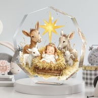 Presépio Natalino para Decoração de Mesa - Contemple a Primeira História de Natal em Casa - imagem 5