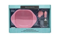 Kit Tigela com Sucção + Colher e Garfo Infantil Rosa - Primeiros Passos na Alimentação Autônoma - imagem 4
