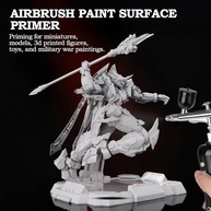 Nicpro Tinta para Aerógrafo Cinza 250ml - Primer Acrílico Fosco Pronto para Pulverizar - imagem 4