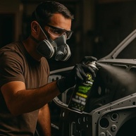 LiME LiNE Tinta spray aerossol primer epóxi 1K - Adesão automotiva de metal desencapado e proteção contra ferrugem - Grau profissional - Cinza 400 ml - imagem 3