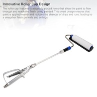 Rolo de Pulverizador de Tinta Elétrica com Auto-Priming - Pincel de Rolo para Pulverizador Sem Ar - imagem 5