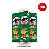 Pringles Pizza Marguerita 105g – Crocância Irresistível em 3 Latas - imagem 1