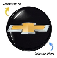 Kit 4 Emblemas Resinado 48mm Preto Dourado - Celta, Onix, Prisma, Agile e Mais! - imagem 2