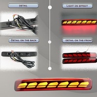 Kit Luz de Neblina LED Completa para Toyota Prius V e Scion TC 2014-16: Sequencial, Freio e DRL (Vermelho) - imagem 4