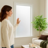 Película Jateada Eletrostática Grossa 2m x 45cm: Privacidade e Estilo para Vidros e Espelhos - imagem 4