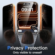 JETech Película Privacidade iPhone 17 Pro Max 6.9" - Anti-Espião 2 Unidades - imagem 4