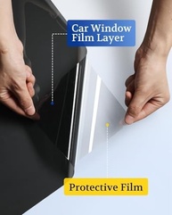 Película de Vidro Cerâmica 50% ARANA - Controle de Calor, Privacidade e Proteção UV para Carros - imagem 3