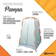 Barraca Banheiro Camping: Conforto e Privacidade! - imagem 2