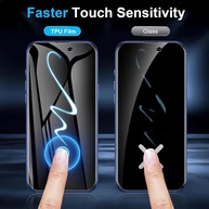 Película de Privacidade Hydrogel iPhone: Kit com 2 Peças - imagem 2