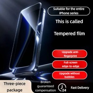 Película de Vidro iPhone 13/12: Anti-Queda e Privacidade - imagem 3