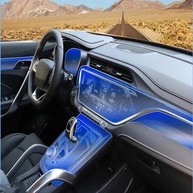 Proteção Premium para Geely Atlas Pro Azkarra Boyue 2021-2023: Película TPU Anti-Risco para Painel e Engrenagem - imagem 1