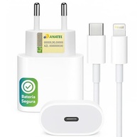 Carregador Turbo 25W iPhone 8 ao 14 Pro Max + Cabo 1m - Anatel - imagem 2