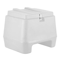 Baú Plástico Pro Tork 80L Branco: Segurança e Praticidade para Sua Moto - imagem 3