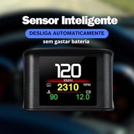 HUD P10 Pro OBD Scanner: Alerta de Velocidade e Temperatura para Seu Carro - imagem 4