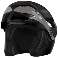 Capacete Escamoteável Pro Tork V-Pro Jet 2 Carbono Preto/Cinza - Viseira Fumê (Tam. 60) - imagem 3