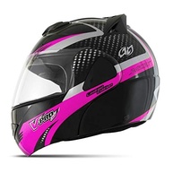 Capacete Escamoteável Pro Tork V-Pro Jet 2 Carbon Preto/Rosa - Segurança e Estilo - imagem 3