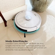 Robô Aspirador Ropo Glass 5 Pro Branco 110V com Estação Autolimpante - imagem 5