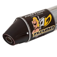 Escapamento Pro Tork Turbo Cromado para Honda Titan 150 KS/Fan 150 (2009-2013) - Ronco Agressivo e Performance - imagem 1