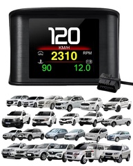HUD P10 Car Pro OBD2: Velocidade, RPM e Mais em Display Inteligente Multicolorido - imagem 1