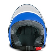 Capacete Aberto Pro Tork New Liberty 3 Elite Fosco Azul Celeste - Segurança e Estilo para Sua Pilotagem - imagem 4