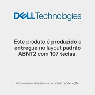 Teclado e mouse sem fio Dell Pro — KM5221W Branco - imagem 3