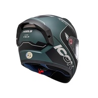 Capacete Peels Icon Pro Field Verde: Segurança e Estilo com Óculos Fumê Integrado - imagem 5