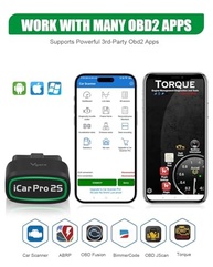 Scanner Automotivo V-gate iCar Pro 2S OBD2 Bluetooth 5.2: Diagnóstico Inteligente para iOS, Android e Windows - imagem 5