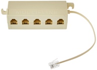 Adaptador Connect Pro 1 Macho para 5 Fêmeas RJ11 - Expanda sua Rede com Facilidade! - imagem 1