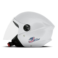 Capacete Aberto Pro Tork New Liberty 3 Elite Brilhante Branco - Segurança e Estilo para Seu Passeio - imagem 1