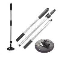 Kit Cabo 1,60m Mop Giratório Perfect Pro e Move Aço Inox + Base Suporte Flange 16cm - Limpeza Eficiente e Durável - imagem 1