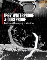 Luzes LED A&UTV PRO para Polaris RZR XP 1000 2024/2025: Plug & Play, Brancas e à Prova d'Água - imagem 5