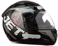Capacete Fechado Pro Tork Jett Evo Line Brilhante Cinza - Segurança e Estilo para Sua Pilotagem (Tam. 62) - imagem 2
