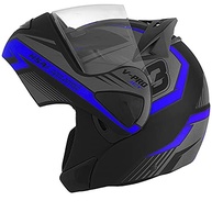 Capacete Moto Robocop Pro Tork V-Pro Jet 3 Escamoteável: Segurança e Conforto para Seu Passeio! - imagem 1