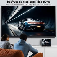 Cabo USB-C para HDMI 4K 30Hz 1.8m - Conexão Ultra HD para MacBook, iPad Pro e Mais - imagem 3