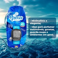 KIT 2 Cheirinhos Pro Auto Breeze Sensations Wave: Aroma Fresco e Duradouro no Seu Carro - imagem 4