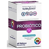 Probiótico Nutrafases 60 Tabletes Vetzam – Saúde Digestiva Animal - imagem 1