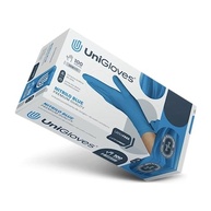 Luva Nitrílica Unigloves Blue Premium: Proteção e Conforto para Procedimentos - Tamanho P (100 Unidades) - imagem 2