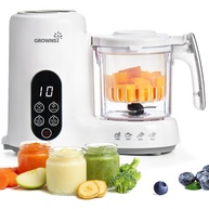 GROWNSY Máquina de Alimentos para Bebês com Cesto a Vapor - Processador Completo com Estéril - imagem 1