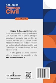 Código de Processo Civil 3ª Edição (2025) - Essencial para Concursos e OAB - imagem 3