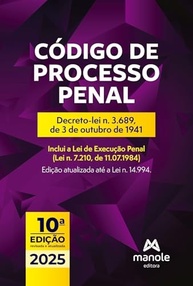 Código de Processo Penal Atualizado - Edição de Bolso Manole - imagem 2