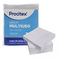 Lenços Multiuso Procitex: 4 Pacotes (400 Unidades) - imagem 2