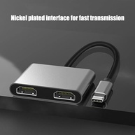Adaptador USB-C para 2 Monitores HDMI 4K Duplo 60Hz - Expanda Sua Produtividade! - imagem 3