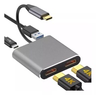 Adaptador USB-C para 2x HDMI 4K: Expanda sua Produtividade com Múltiplos Monitores! - imagem 5