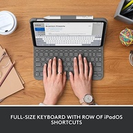 produtividade-ipad-para-e-10-teclado-bluetooth-logitech-a-slim-geracao-com-folio-protecao-capa-a