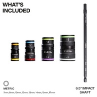 Klein Tools 32934M: Conjunto de Soquetes de Impacto 8 em 1 para Profissionais - imagem 3