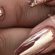 Pó de Unhas Espelho Glitter: Brilho Cromado para Manicures Profissionais - imagem 2